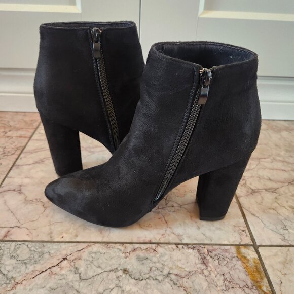 Black Suede Boots - Picture 5 of 5